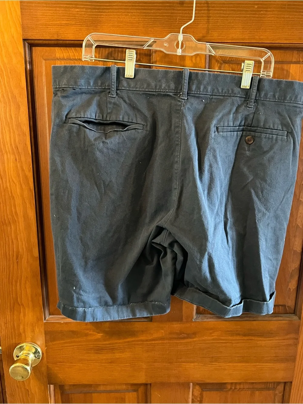 J. Crew Men's Navy Flat-Front Chino Shorts